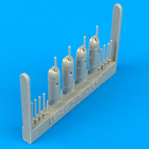 クイックブースト 72088 1/72 B-26B/Cマローダー 機銃銃身(機首と回転銃塔12.7mm)(ハセガワ用)
