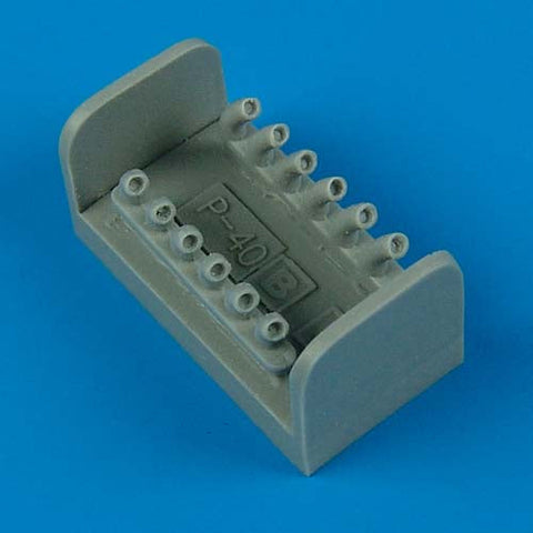 クイックブースト 72202 1/72 P-40B/C ウォーホーク 排気管(トランペッター用)