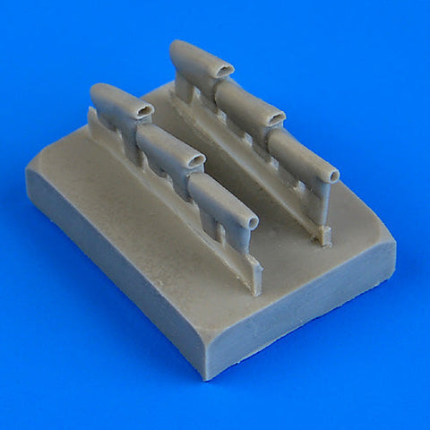 クイックブースト 72482 1/72 ボルトンポール デファイアント Mk.I エキゾースト 丸型(エアフィックス用)