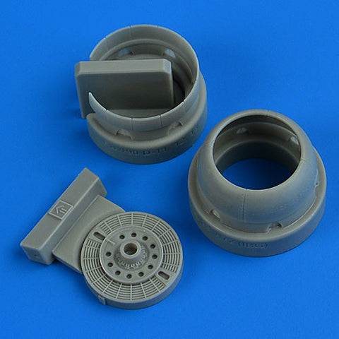 クイックブースト 72687 1/72 フォッケウルフ Fw190D-9 カウリング・冷却フラップ (クローズ)(IBG用)