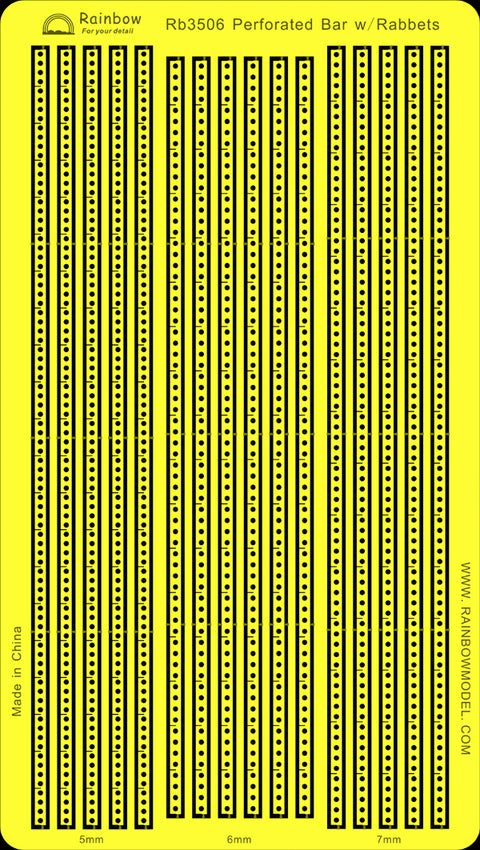 レインボーモデル Rb3506 1/350 穴あき桁 切り欠け付