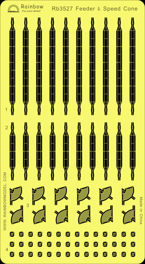 レインボーモデル Rb3527 1/350 日本海軍 艦艇用 空中線・速力信号標