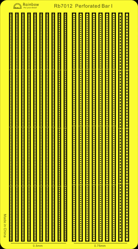 レインボーモデル Rb7012 1/700 穴あき桁I (0.5mm/0.75mm)