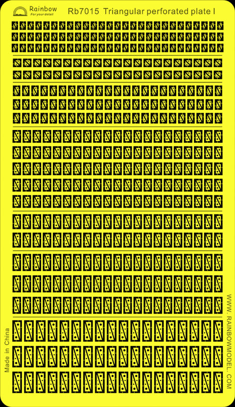 レインボーモデル Rb7015 1/700 穴あき三角板I 小