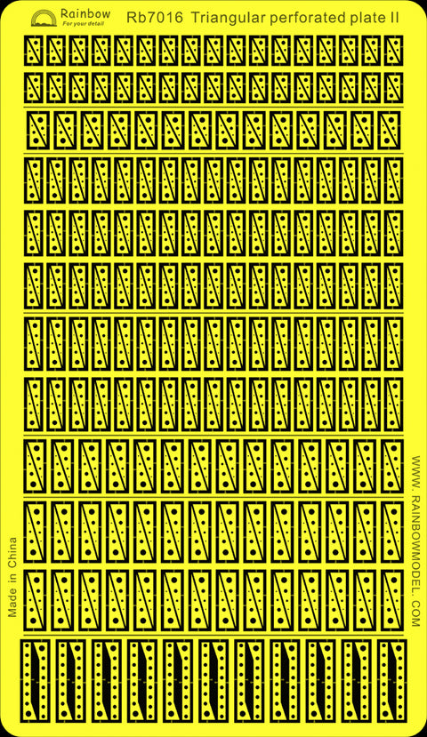 レインボーモデル Rb7016 1/700 穴あき三角板II 大