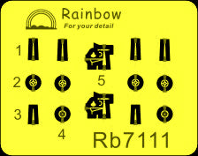 レインボーモデル Rb7111 1/700 日本海軍 8年式 連装発射管