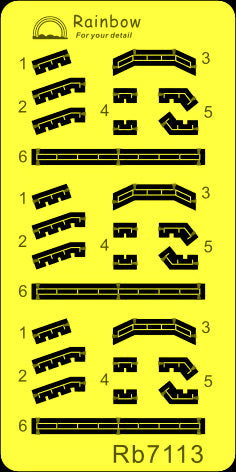 レインボーモデル Rb7113 1/700 日本海軍 12年式改1型 三連装発射管(防盾付き)