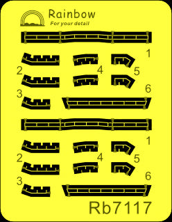 レインボーモデル Rb7117 1/700 日本海軍 九二式四型 四連装発射管