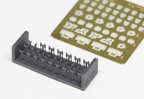 レインボーモデル Rb7139 1/700 日本海軍艦艇用 蒸気捨管II (Small size|5types,3DP+PE)