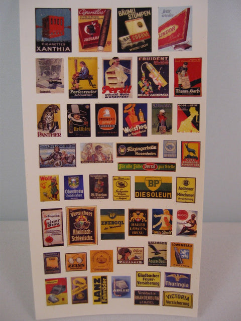 リアリティインスケール 35009 1/35 エナメル製広告看板(ドイツ)