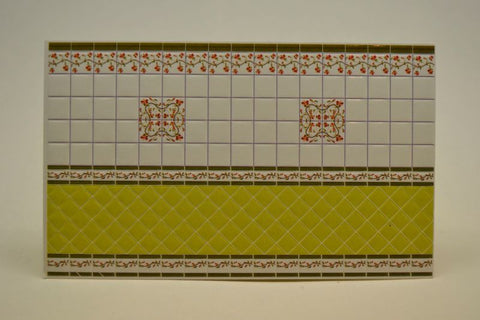 リアリティインスケール 35213 1/35 3D 壁 タイルセット-デザインF