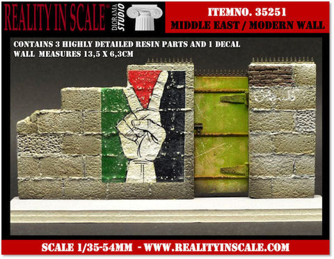 リアリティインスケール 35251 1/35 現代の中東の壁
