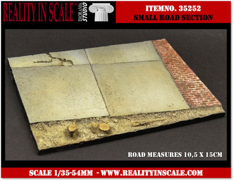 リアリティインスケール 35252 1/35 道路の一角(小) 10.5X15CM