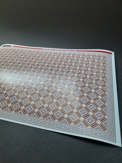 リアリティインスケール 35298 1/35 フロアタイル D - シート 14 x 20cm