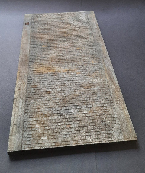 リアリティインスケール 35304 1/35 小さな石畳の道路 - 15 x 27cm