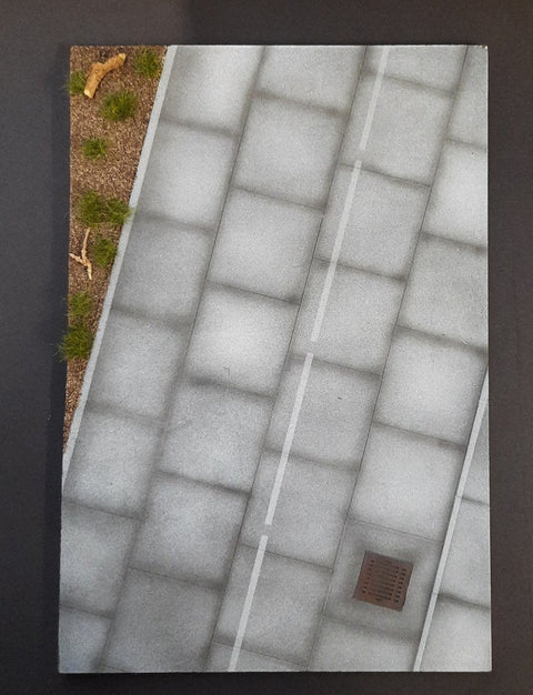 リアリティインスケール 35307 1/35 マンホールが別にあるコンクリート スラブ道路カバー・スペシャル