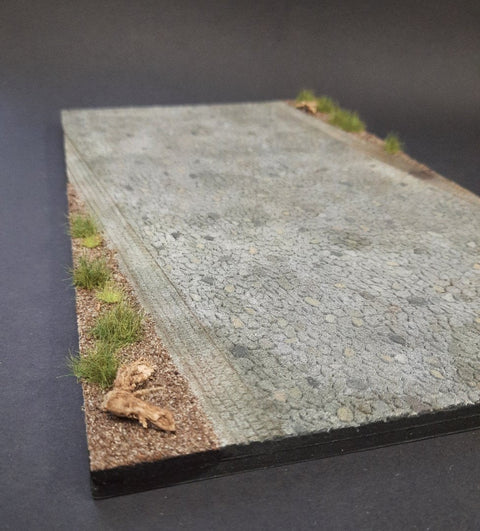 リアリティインスケール 35308 1/35 田舎の石畳の道とスペシャルスキャッターと芝生 - 19 x