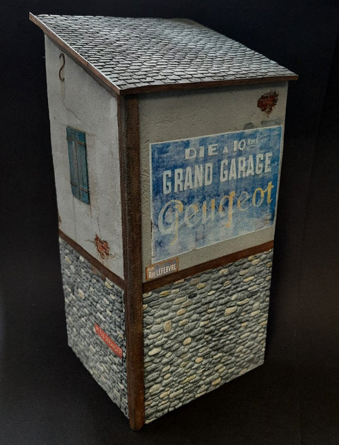 リアリティインスケール 35310 1/35 フランスの家の一角 デカール付き- 11 x 9.5 x 24cm