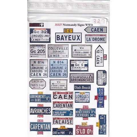 リアリティインスケール 35327 1/35 ノルマンディーのWWII 看板