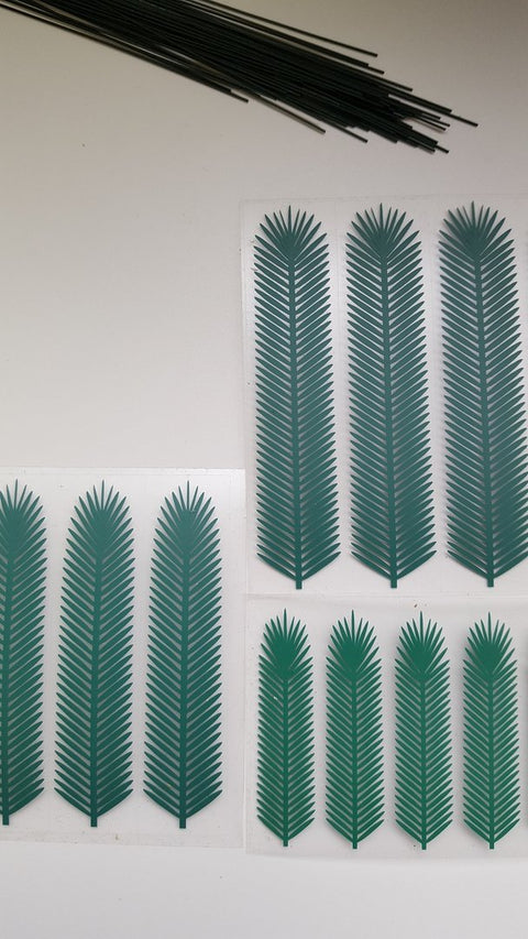 リアリティインスケール PLM17 1/35 パームリーフ - タイプ 1 - 3 つの異なるサイズの 24 枚の葉