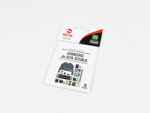 レッドフォックススタジオ RFSQS-24001 1/24 ユンカース Ju 87A ストゥーカ (トランペッター用)