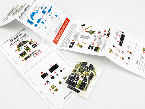 レッドフォックススタジオ RFSQS-24002 1/24 グラマン F6F-5 ヘルキャット(エアフィックス用)