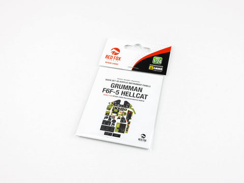 レッドフォックススタジオ RFSQS-24002 1/24 グラマン F6F-5 ヘルキャット(エアフィックス用)