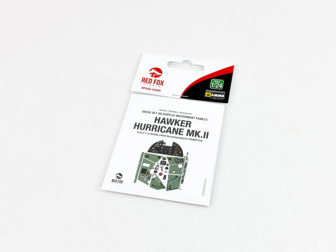 レッドフォックススタジオ RFSQS-24009 1/24 ホーカーハリケーン Mk.II (トランペッター用)