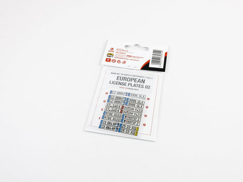 レッドフォックススタジオ RFSQS-24015 1/24 ヨーロッパ ナンバープレート vol.02 (ユニバーサル用)