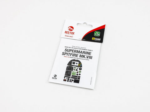 レッドフォックススタジオ RFSQS-24027 1/24 スーパーマリン スピットファイア Mk.VIII (Airfix用)