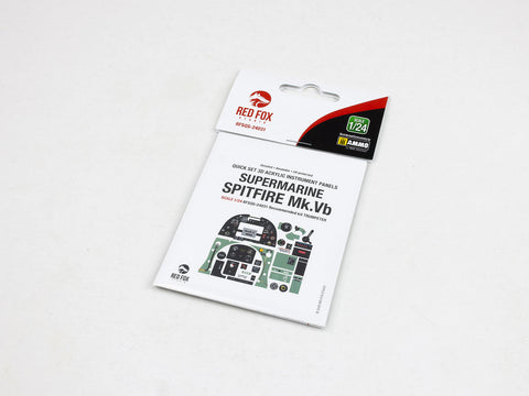 レッドフォックススタジオ RFSQS-24031 1/24 スーパーマリン スピットファイア Mk.Vb (トランぺッター用)