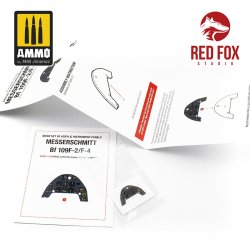 レッドフォックススタジオ RFSQS-32010 1/32 メッサーシュミット Bf 109F-4 (トランぺッター用)