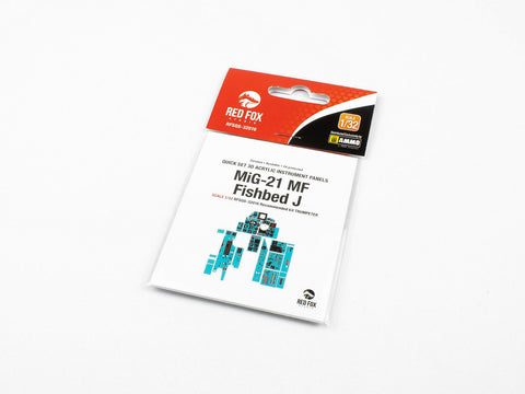 レッドフォックススタジオ RFSQS-32016 1/32 MiG-21MF フィッシュベッド-J (トランぺッター用)