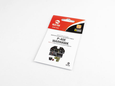 レッドフォックススタジオ RFSQS-32025 1/32 P-40E ウォーホーク (トランぺッター用)