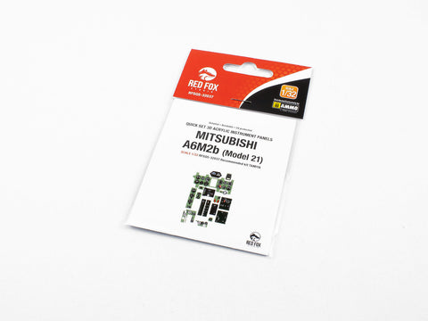 レッドフォックススタジオ RFSQS-32037 1/32 三菱 A6M2b ゼロファイター (モデル 21) (タミヤ用)
