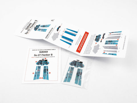 レッドフォックススタジオ RFSQS-32056 1/32 スホーイ Su-27 フランカー B (トランぺッター用)
