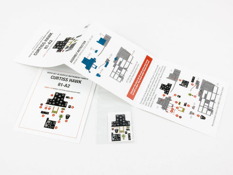 レッドフォックススタジオ RFSQS-32078 1/32 カーティス・ホーク 81-A2 (GWH用)