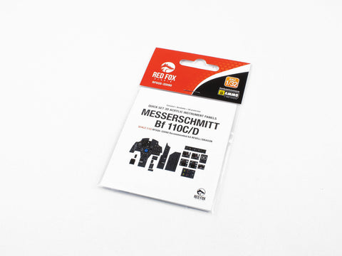 レッドフォックススタジオ RFSQS-32090 1/32 メッサーシュミット Bf110 C/D (レベル / ドラゴン用)