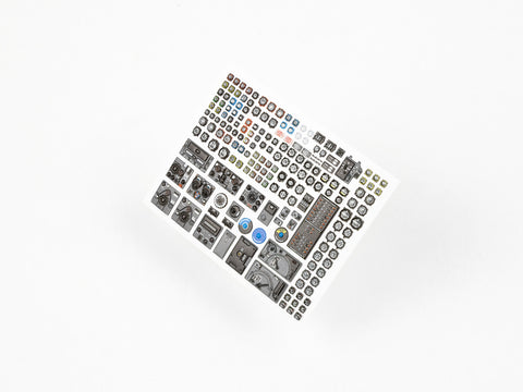 レッドフォックススタジオ RFSQS-32186 1/32 インストゥルメッツ & ゲージ セット WWIIドイツ空軍 (汎用)