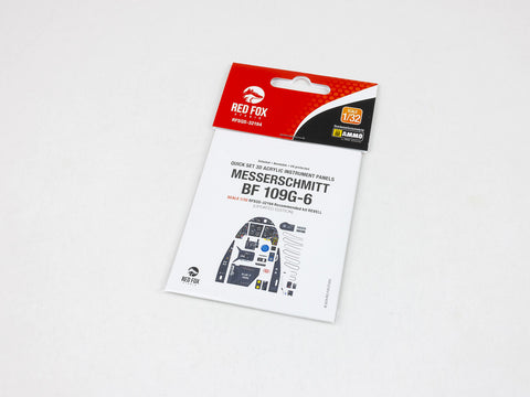 レッドフォックススタジオ RFSQS-32194 1/32 メッサーシュミット Bf 109G-6 更新型 (レベル用)