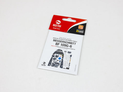 レッドフォックススタジオ RFSQS-32197 1/32 メッサーシュミット Bf 109G-6 更新型 (トランぺッター用)