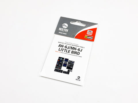 レッドフォックススタジオ RFSQS-35002 1/35 AH-6J/MH-6J リトルバード (キティーホーク用)