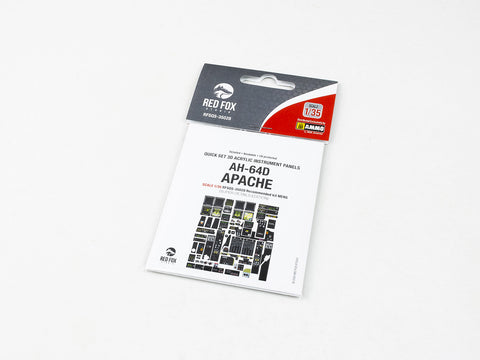 レッドフォックススタジオ RFSQS-35028 1/35 AH-64D アパッチ (Meng用)
