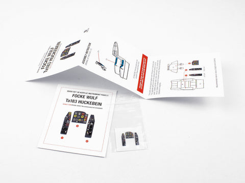 レッドフォックススタジオ RFSQS-48007 1/48 フォッケウルフ Ta 183 ヒュッケバイン(アカデミー用)