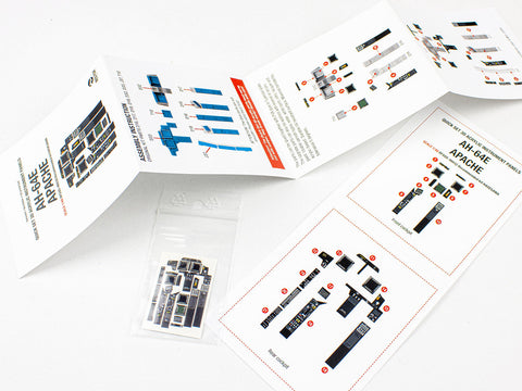 レッドフォックススタジオ RFSQS-48032 1/48 AH-64E アパッチ(ハセガワ用)