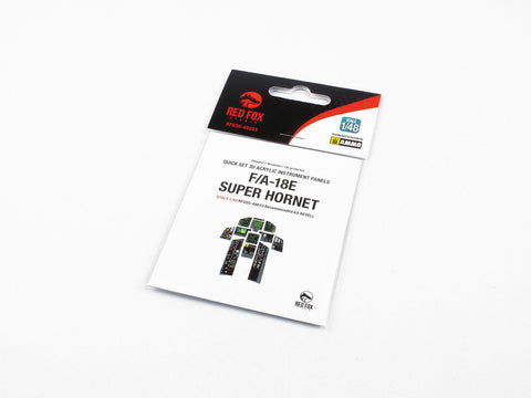 レッドフォックススタジオ RFSQS-48033 1/48 F/A-18E スーパーホーネット(レベル用)