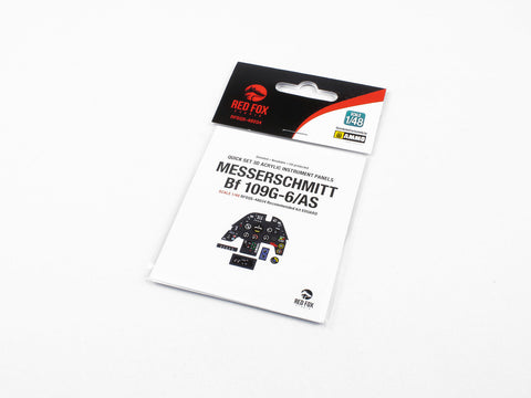 レッドフォックススタジオ RFSQS-48034 1/48 メッサーシュミット Bf 109G-6 AS(エデュアルド用)