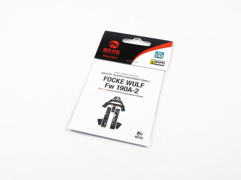 レッドフォックススタジオ RFSQS-48044 1/48 フォッケウルフ Fw 190A-2(エデュアルド用)