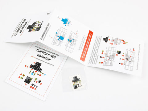 レッドフォックススタジオ RFSQS-48048 1/48 カーチス P-40B ウォーホーク(エアフィックス用)