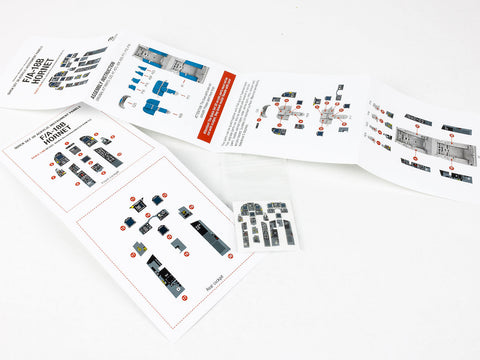 レッドフォックススタジオ RFSQS-48084 1/48 F/A-18B ホーネット(キネティック用)